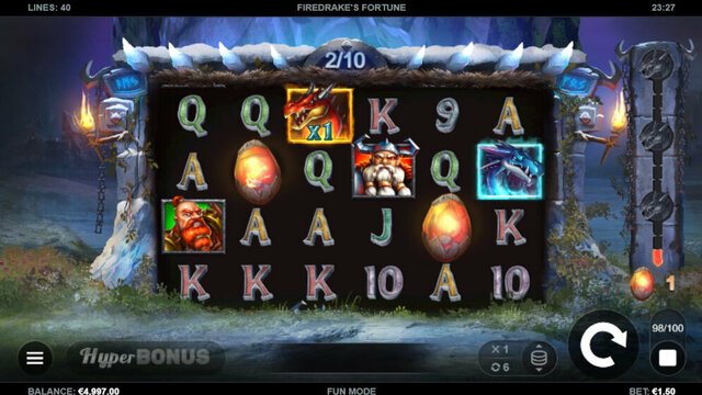 Firedrake's Fortune Slot Review RTP 97.44% | Bojoko